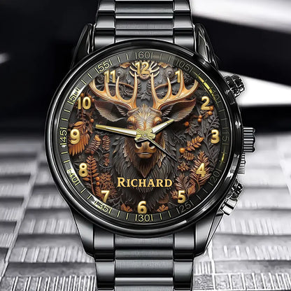The Call of The Wild - Personalized Custem Watch -Add Your Name to the Wild Majesty