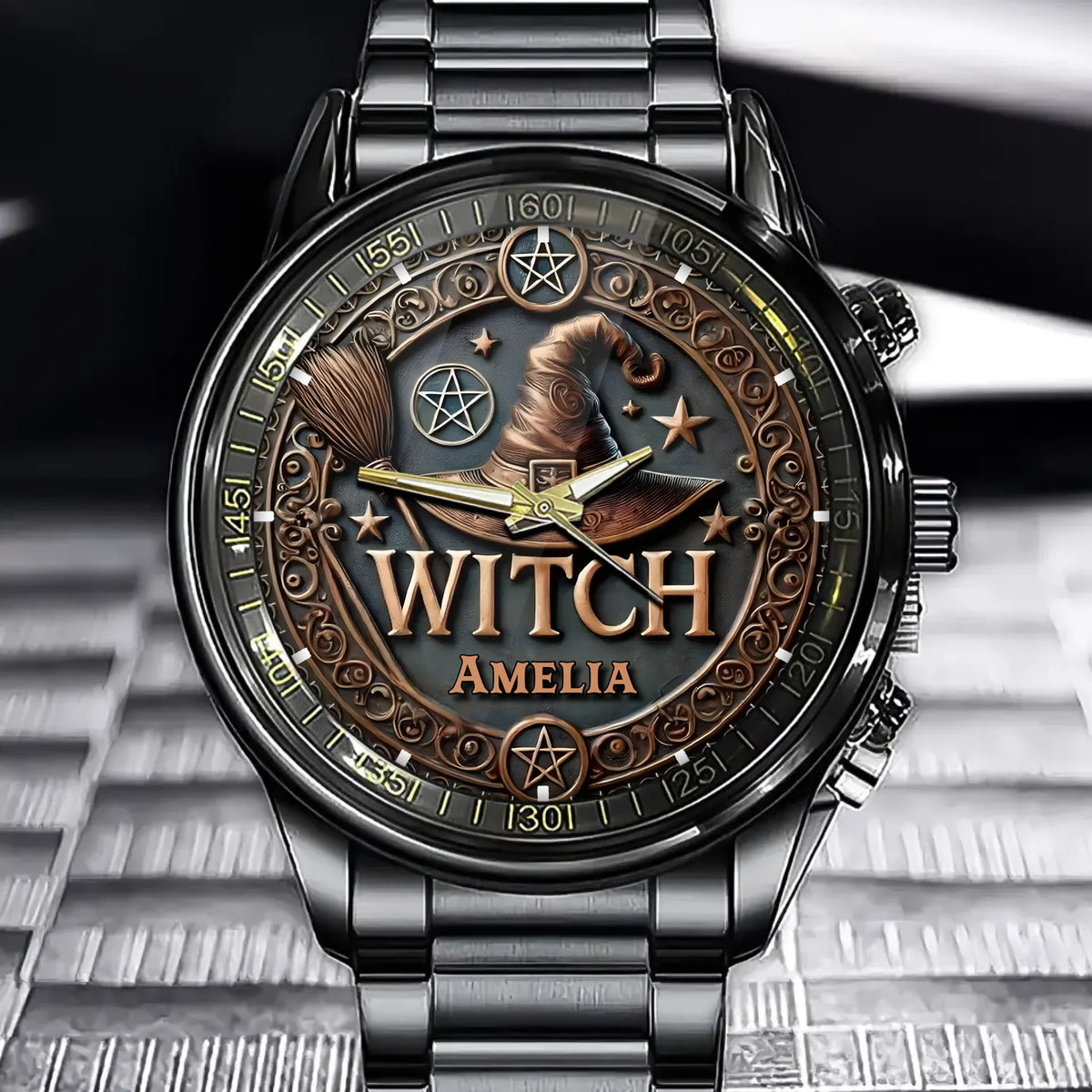 Personalized Magic Witch Watch - Add Your Name to Create Your Own Halloween Magic Moment