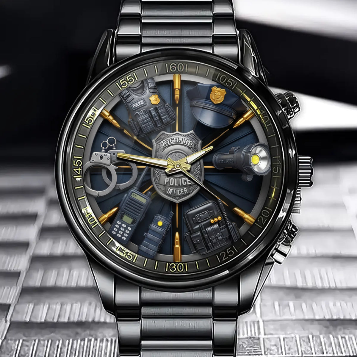 The Watch of Duty Personalized Watch - Your Name in the Justice Realm