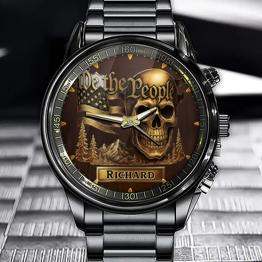 Personalized “We the People” Patriotic Watch – American Heritage Edition