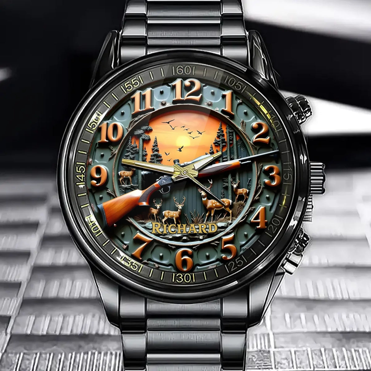 Deer Hunter's Pride - Personalized Watch That Celebrates the Call of the Wild