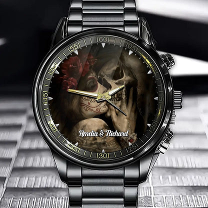 Immortal Love Personalized Gothic Watch - Till Death Do Us Part