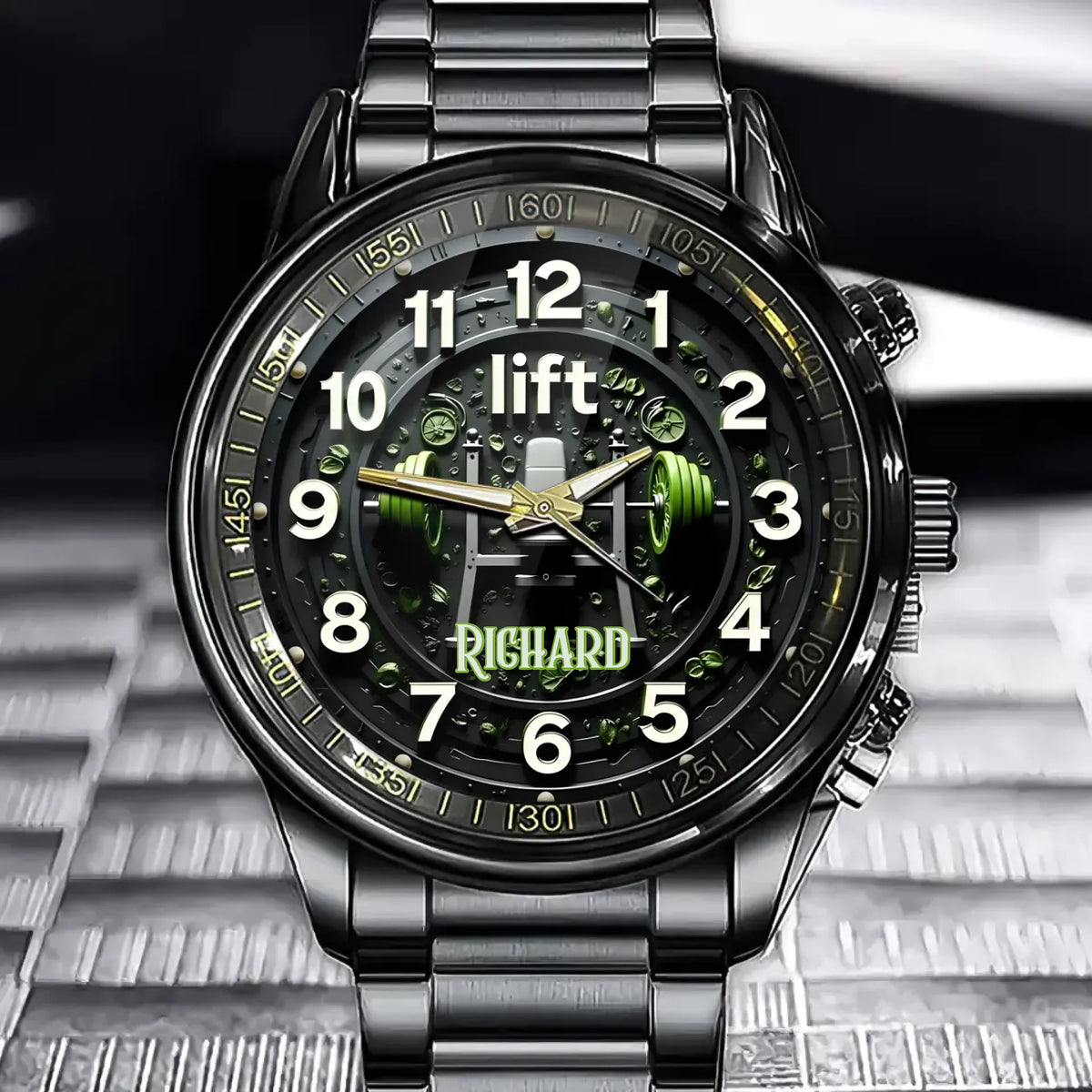 Personalized Fitness Dumbbell Watch – Perfect For Fitness Enthusiasts, Making Your Workouts More Enjoyable
