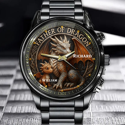 Personalized Father Of The Dragon Watch - A Unique Gift For DAD