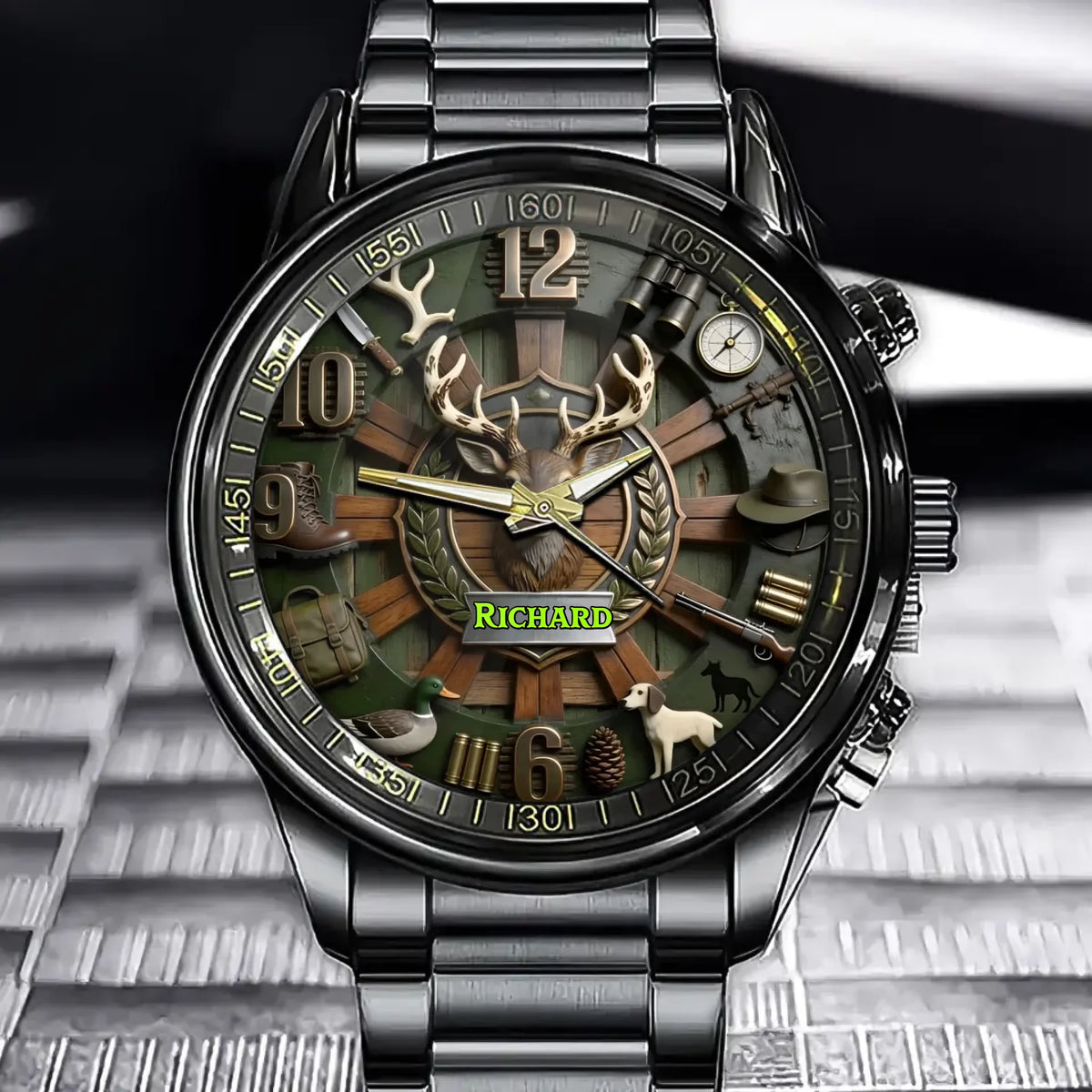 Personalized Country Hunting Watch - Perfect For Hunting Enthusiasts