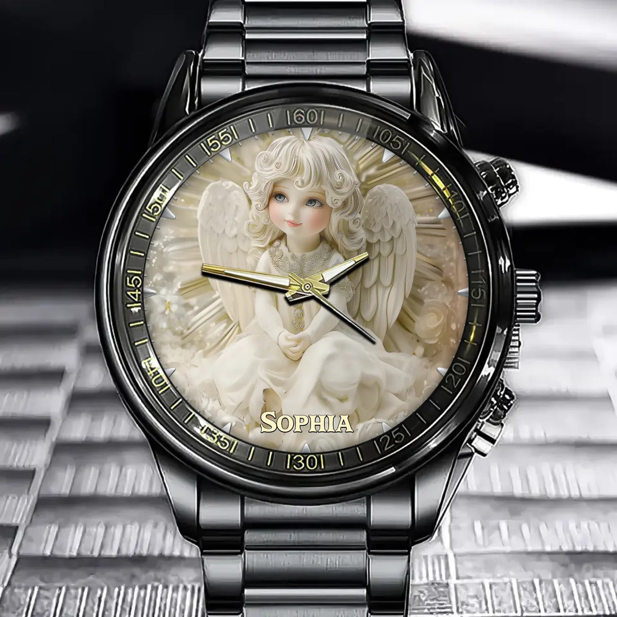Beautiful Angel - Personalized Christian Accent watch
