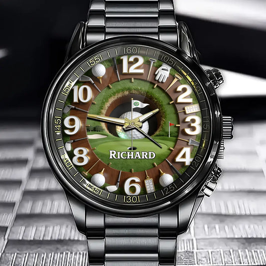 Personalized Golf Club Watch - Customize Your Name