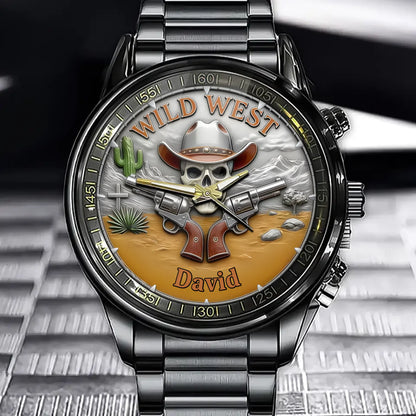 Personalized Wild West Legacy Watch - Honor the Spirit of the West with Your Name
