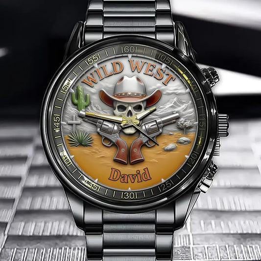 Personalized Wild West Legacy Watch - Honor the Spirit of the West with Your Name