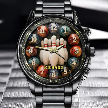 Personalized Bowling Watch - Customized Name