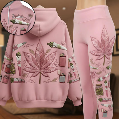 Stoner Chic - Personalized Weed Hoodie and Leggings