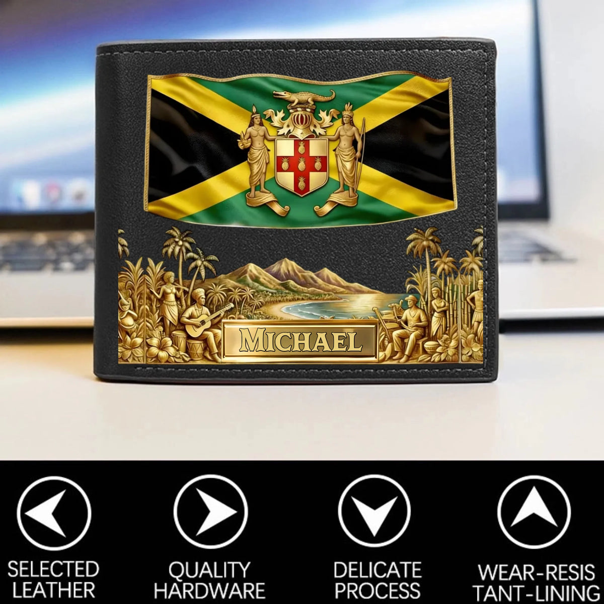Personalized Veteran World Tour Wallet Perfect Gift_yythkg