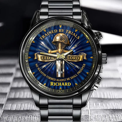 Personalized Christian Military Veteran Watch- Meaningful Gift For Veterans